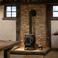 Чугунная печь Бахта, серый (ProMetall)