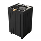 Электрическая паротермальная печь «ПАРиЖАР» ФутуРус 12 кВт в металлической облицовке, пульт в комплекте (Инжкомцентр ВВД) до 18 м3