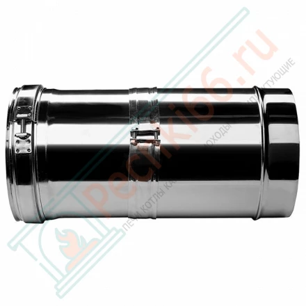 Труба V50R телескопическая с изол L=260-380 (AISI-321/0,5-AISI-304/0,5) d-200/300 (Вулкан)