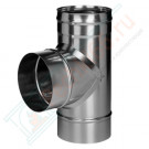 Тройник 90° без изол (НЕРЖ-321/0,5) d-150 (Дымок-Lux) Тройник 90° без изол (НЕРЖ-321/0,5) d-150 (Дымок-Lux)