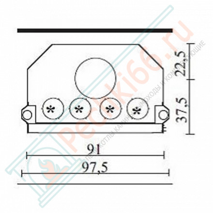 Каминная топка FORTE PLUS N, естественная конвекция (EdilKamin) 18 кВт