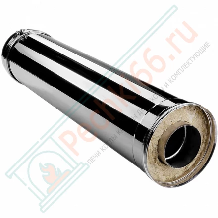 Сэндвич труба V50R с изол L=1000 (AISI-321/0,5-AISI-304/0,5) d-180/280 (Вулкан)