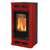 Печь-камин Flo, цвет бордовый (La Nordica)