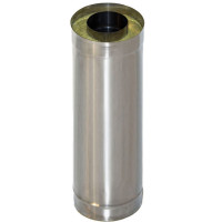 Сэндвич труба для дымохода L=1.0 м (НЕРЖ-439/1,0-НЕРЖ-439/0,5) d-160/220 (УМК) Сэндвич труба для дымохода L=1.0 м (НЕРЖ-439/1,0-НЕРЖ-439/0,5) d-160/220 (УМК)