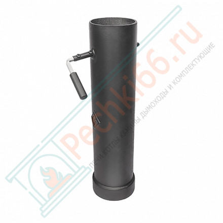 Шибер чугунный поворотный L-500 ММ Ø115-120 мм (Везувий)