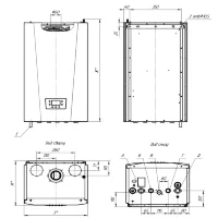Конденсационный газовый котел Prime-C35 (Лемакс) 35 кВт