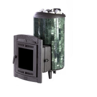 Банная печь Атмосфера XL, ламели "Змеевик"(ProMetall) Банная печь Атмосфера XL, ламели "Змеевик"(ProMetall)