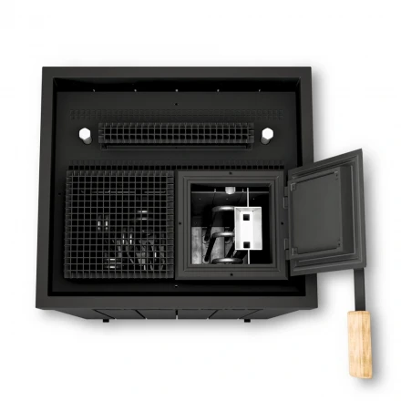 Электрическая паротермальная печь «ПАРиЖАР» ФутуРус 19,5 кВт в металлической облицовке, пульт в комплекте (Инжкомцентр ВВД) до 30 м3