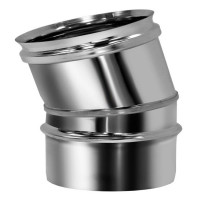 Отвод одностенный 15° (AISI-310S/0,8мм) d-300 (Вулкан)