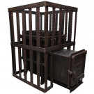 Чугунная банная печь Купечница 25 цельнолитая, сетка (Шуйские-Печи) Чугунная банная печь Купечница 25 цельнолитая, сетка (Шуйские-Печи)