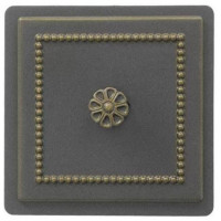 Дверца прочистная чугунная 235, бронза (Везувий) Дверца прочистная чугунная 235, бронза (Везувий)