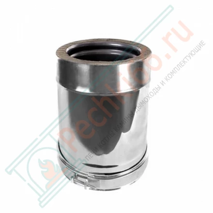 Сэндвич труба для дымохода L=250 (AISI-316L/0,8-AISI-304/0,5) d-130/230 (Craft-HF-50)