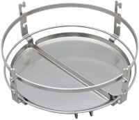 Гриль из керамики с ножками и столиками  Le Chef Black (Monolith)