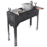 Мангал чугунный Комплект-Нормандия-2 (Литтех)