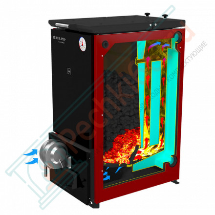 Котел твердотопливный ZEUS Turbo 30 (Термокрафт) 30 кВт