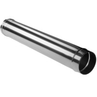 Труба прямая L=1000 без изол (НЕРЖ-321/0,8) d-200 (Дымок-Lux) Труба прямая L=1000 без изол (НЕРЖ-321/0,8) d-200 (Дымок-Lux)