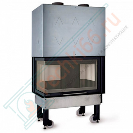 Каминная топка MONOBLOCCO 800 ANGOLO, стекло слева (La Nordica)