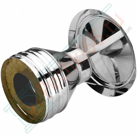 Зонт V50R с изол (AISI-321/0,5-ОЦИНК/0,5) d-300/400 (Вулкан)