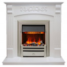 Электрический каминокомплект Sorrento - Белый дуб с очагом Chesford