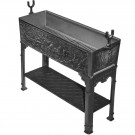 Мангал чугунный цельнолитой Спарта-2, с полкой (Литтех) Мангал чугунный цельнолитой Спарта-2, с полкой (Литтех)