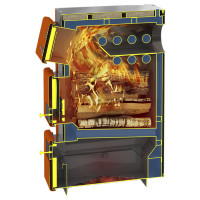 Твердотопливный котел Куппер ПРО-36 (2.0) (Теплодар)