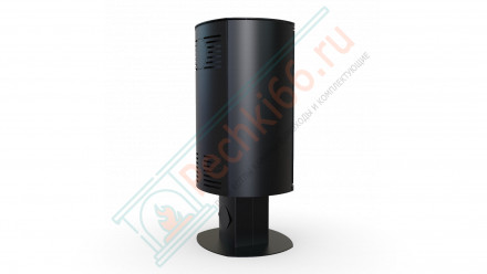 Печь-камин Orbis Top, черная сталь (Defro-Home) 9кВт