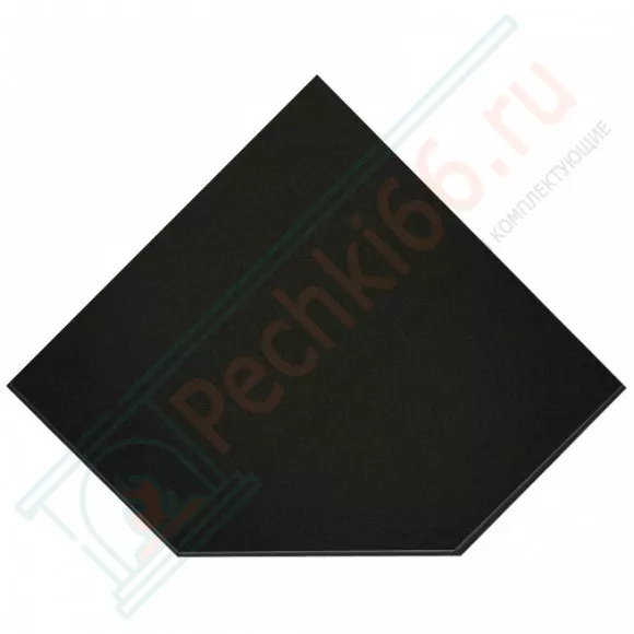 Притопочный лист VPL021-R9005, 1100Х1100мм, чёрный (Вулкан) в Москве