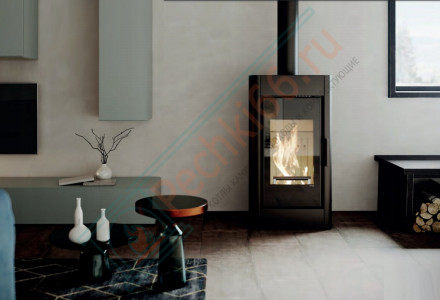 Печь-камин Solum, черная сталь (Defro-Home) 9кВт