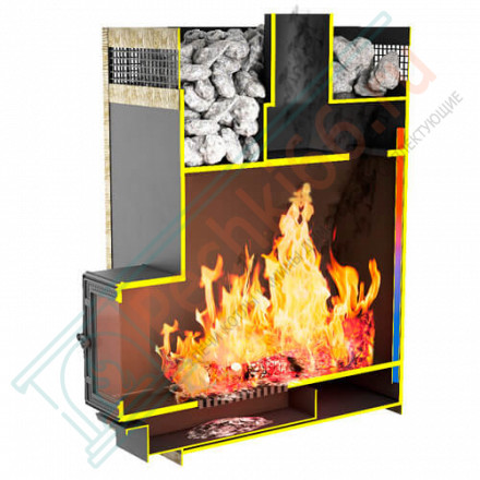 Печь банная Быстрица 18 Сeramic, под бак 60 л (Дионис)