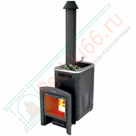 Печь для бани Скоропарка 2017 Inox Витра Б антрацит (T.M.F)