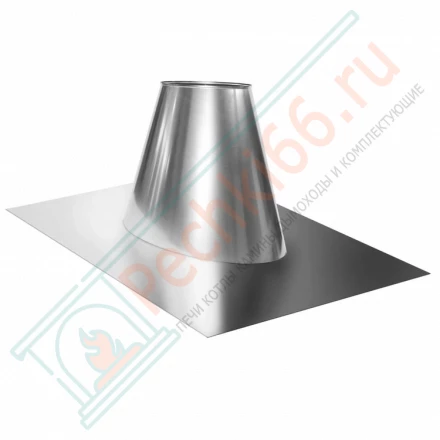 Кровельный элемент 21°/32° на трубу с изол V50R (ОЦИНК-RAL/0,5) d-104/200 (Вулкан)