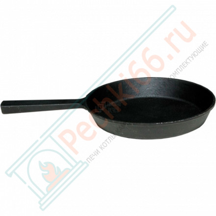 Сковородка чугунная 200/30-1 с ручкой (Балезино)