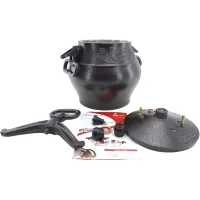 Афганский казан-скороварка 10 литров черный, алюминий (Rashko Baba)