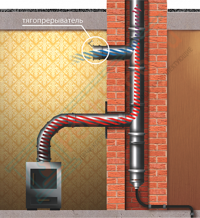 Редуктор силы тяги для монтажа в Т-образную трубу d 150 (Darco)