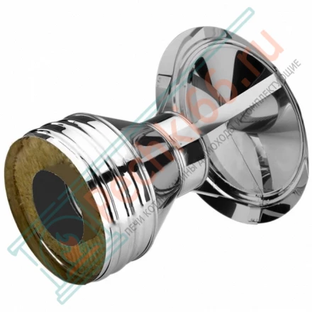 Зонт V50R с изол (AISI-310S/0,8-ОЦИНК-RAL/0,5) d-120/220 (Вулкан-Cerablanket)