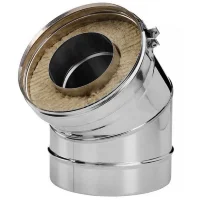 Отвод 30° V50R с изол (AISI-310S/0,8-AISI-304/0,5) d-250/350 (Вулкан-Cerablanket)