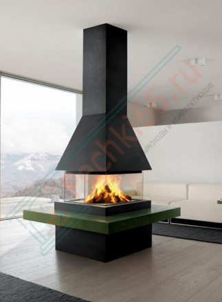 Островная топка для камина M360 Q (Piazzetta)