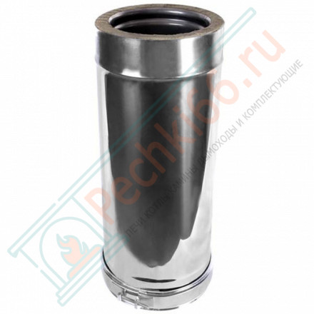Сэндвич труба для дымохода L=500 (AISI-316L/0,8-AISI-304/0,5) d-300/400 (Craft-HF-50)