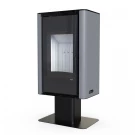 Печь-камин Solum Top, серая сталь (Defro-Home) 9кВт Печь-камин Solum Top, серая сталь (Defro-Home) 9кВт