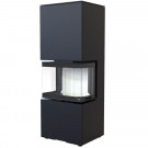 Печь-камин Intra xms c ver. compact 1, черная (Defro-Home) 8кВт Печь-камин Intra xms c ver. compact 1, черная (Defro-Home) 8кВт