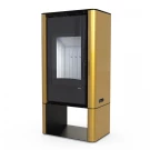 Печь-камин Solum Log, золотая сталь (Defro-Home) 9кВт Печь-камин Solum Log, золотая сталь (Defro-Home) 9кВт