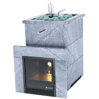 Печь для бани Анапа в талькохлорите с открытым верхом (EasySteam)