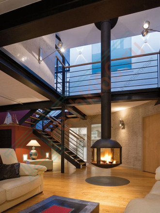 Островной камин Agorafocus-850 (Focus)