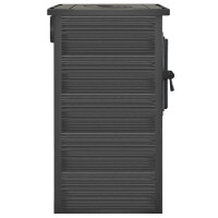 Печь-камин Панорама Антрацит с плитой (Этна)