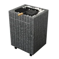 Электрическая паротермальная печь «ПАРиЖАР» ФутуРус 10 кВт, серпентинит премиум, пульт в комплекте (Инжкомцентр ВВД) до 15 м3