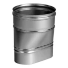 Переходник с овала на круг прямой VOG (AISI-321/0,5) 100х200мм, d-130 (Вулкан) Переходник с овала на круг прямой VOG (AISI-321/0,5) 100х200мм, d-130 (Вулкан)