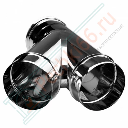 Тройник одностенный 45° (AISI-321/0,8мм) d-300 (Вулкан)