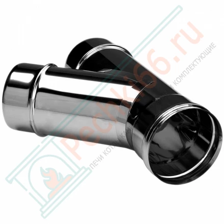 Тройник одностенный 45° (AISI-321/0,8мм) d-300 (Вулкан)