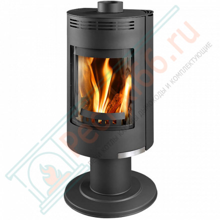 Печь-камин Andorra Exclusive, Черный (Thorma) до 200 м3