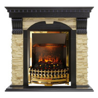 Электрокаминокомплект Dublin - Венге / Сланец с очагом Atherton